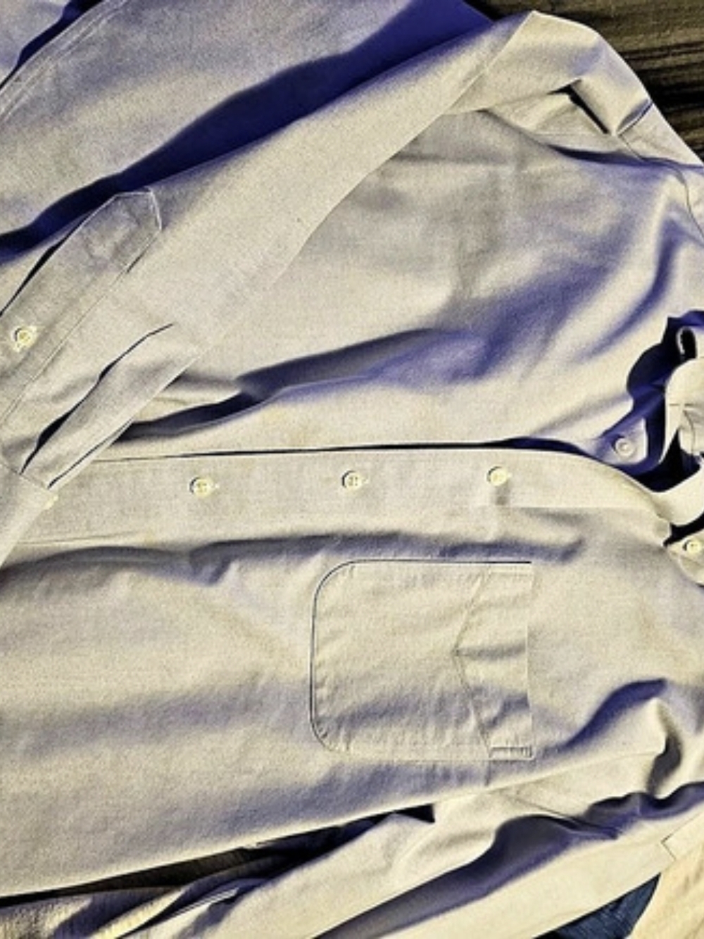 Large.Large.Bean Men's Original Oxford Cloth Button-Down Shirt Blue Large